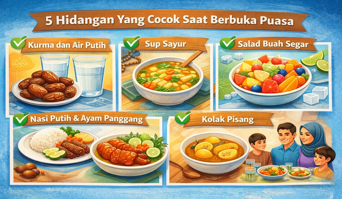 5 Hidangan Yang Cocok Saat Berbuka Puasa